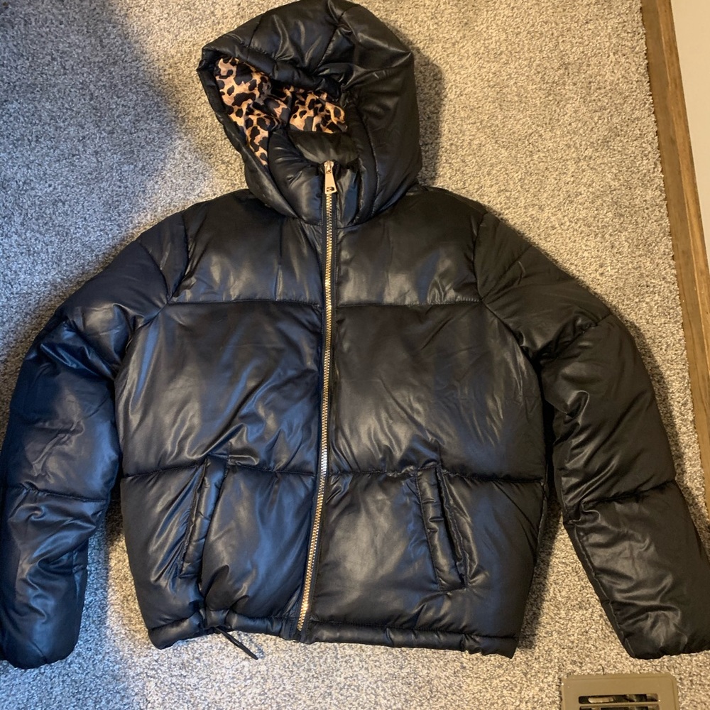Ci Sono Black Puffer Jacket